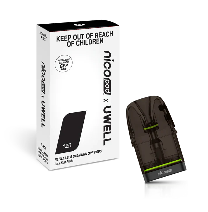 Uwell - Caliburn G3 Pods NicoPod Refillable (3 x 2.5ml) - Image 3