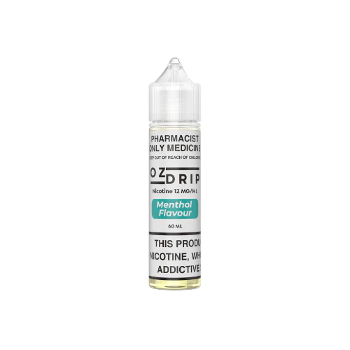 OZ Drip - Menthol Nicotine Freebase 0,3,6 & 12 mgs 60mL - Image 3