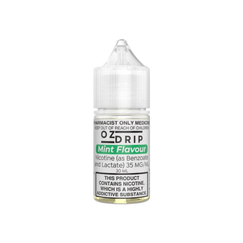 OZ Drip - Mint Nicotine Salts 20, 35 or 50mg/ml (30mL Bottle) - Image 3