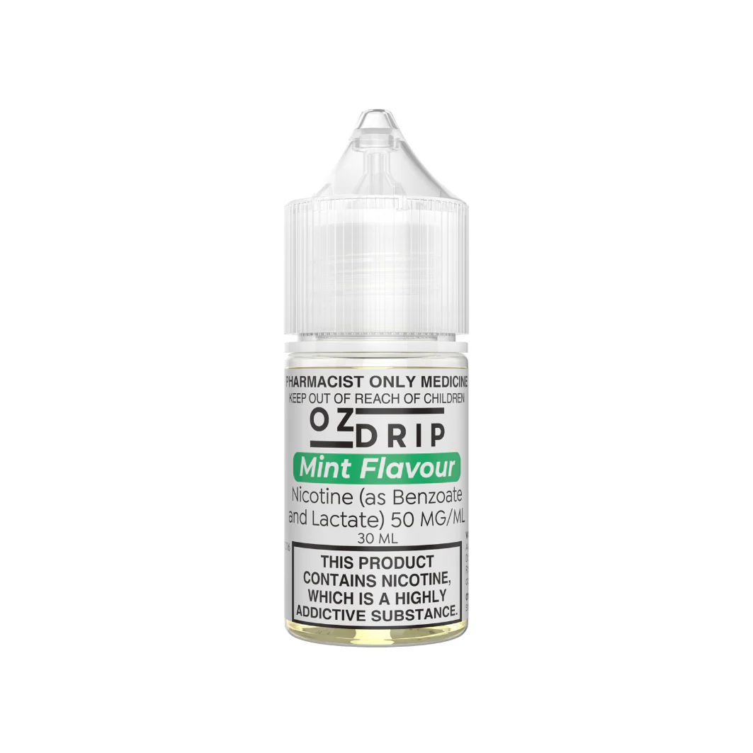 OZ Drip - Mint Nicotine Salts 20, 35 or 50mg/ml (30mL Bottle) - Image 4