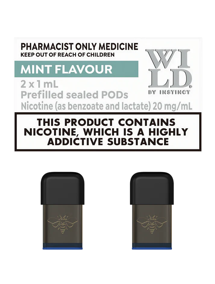 WILD BY INSTINCT MINT POD (2 X 1ML) - S3